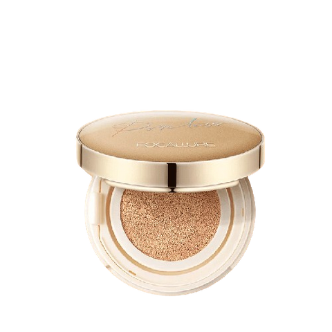 Poreless Matte Foundation: Waterproof, Long Lasting, Brightening, with Puff