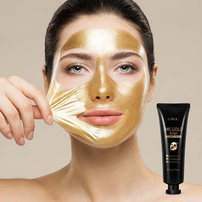 24K Gold Snail Peel Mask: Deep Cleansing & Skin Care