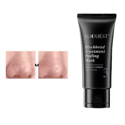 "Revitalize Your Skin: AUQUEST Bamboo Charcoal Blackhead Remover Mask for a Clearer, Healthier Face - Say Goodbye to Black Dots, Pimples, and Acne Spots!"