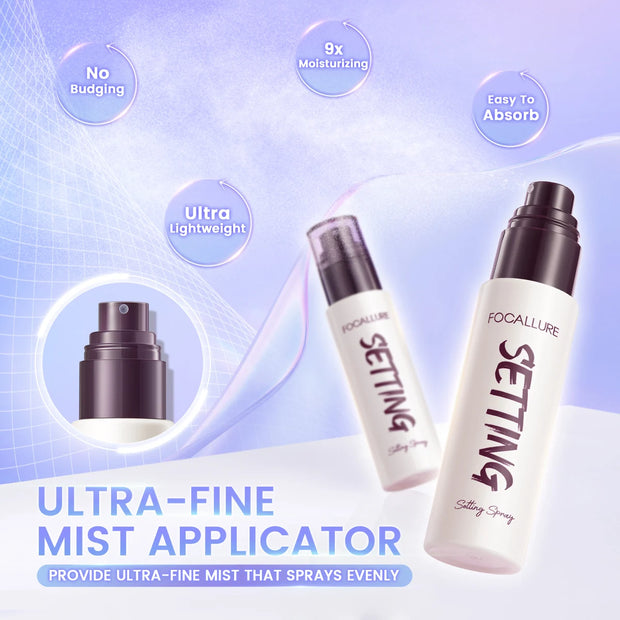 Moisturizing Spray Fixer: Long-lasting Makeup Hydration